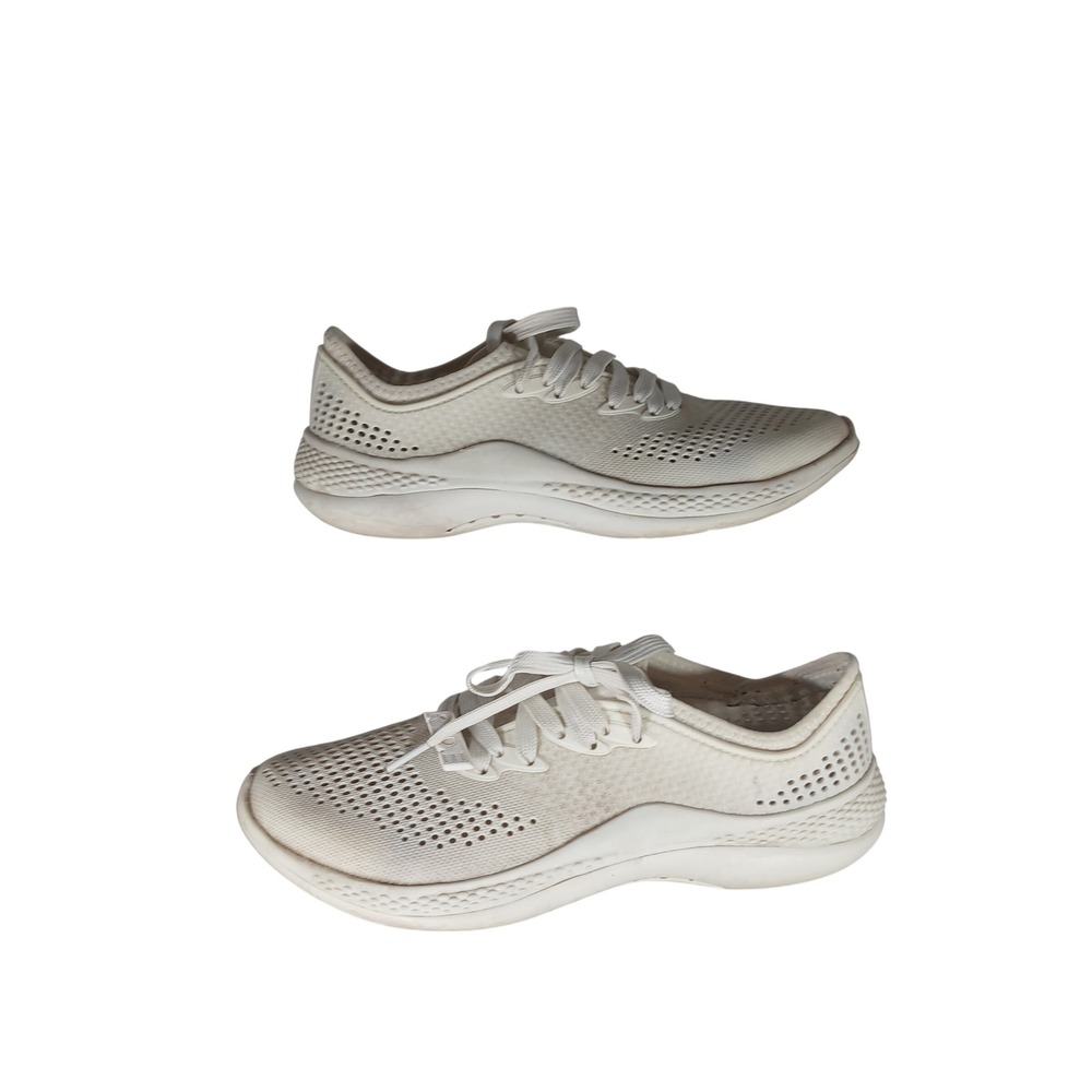 Crocs LiteRide 360 Pacer Sneakers W8 White Breathable‎ Comfort Walking Shoes